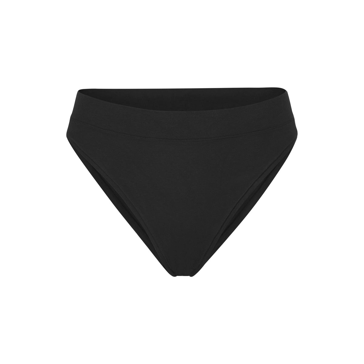 SKIMS Bavlnene Jersey Cheeky Tanga Soot | GT8796130