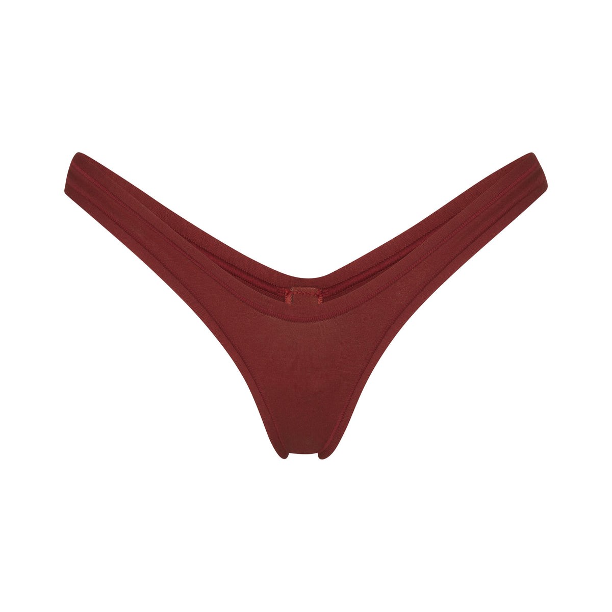 SKIMS Bavlnene Jersey Micro Dipped Tanga Sangria | PS8096543