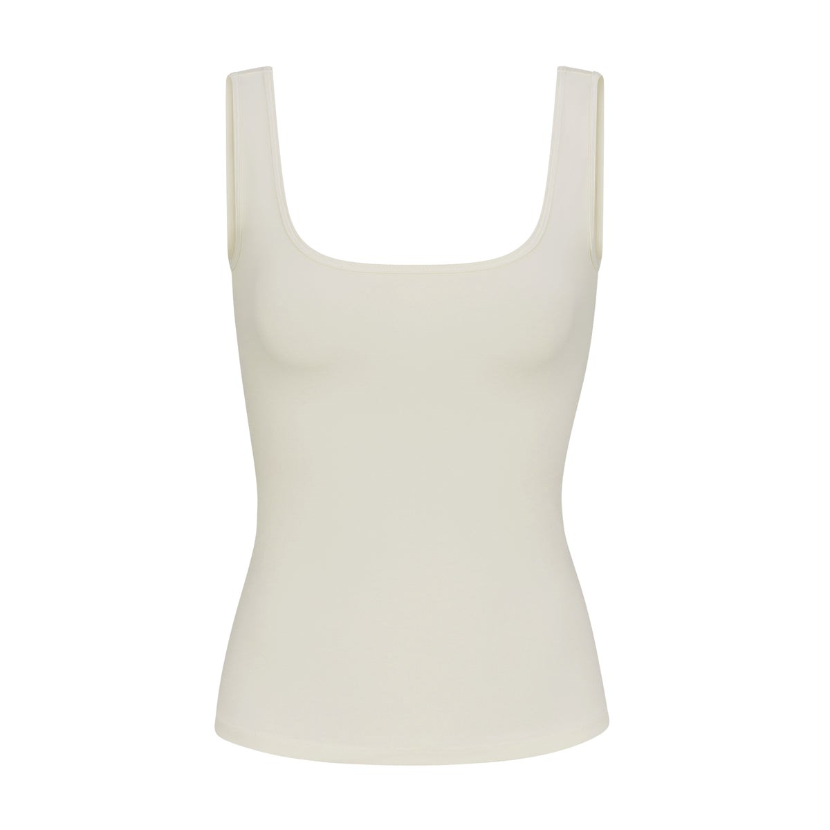 SKIMS Bavlnene Jersey Tank Bone | NG6028194