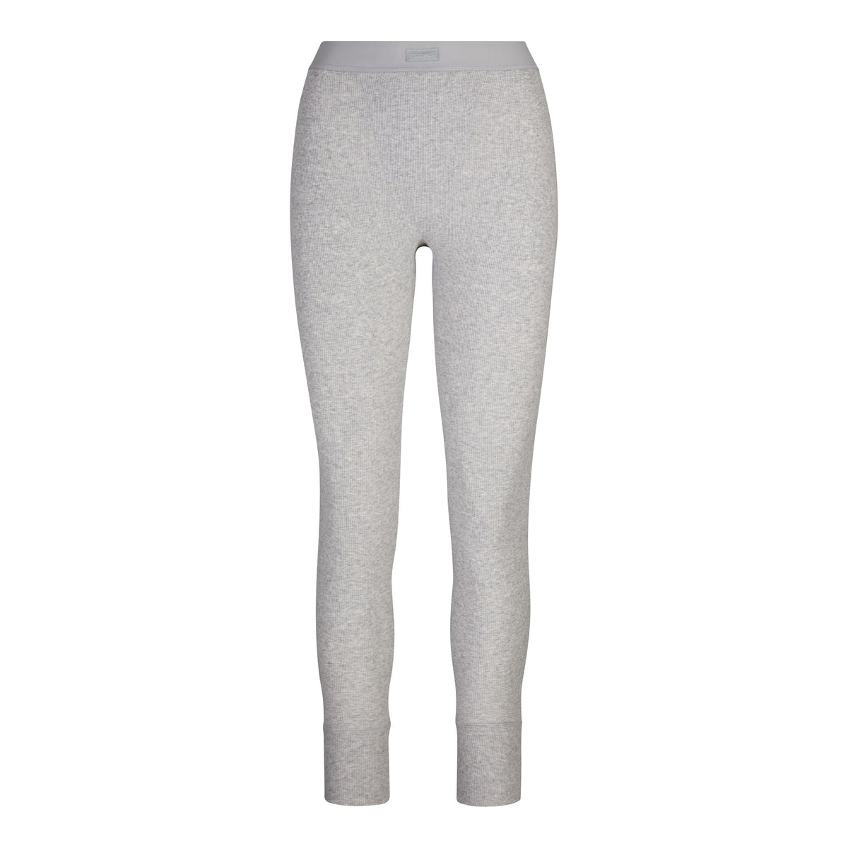 SKIMS Bavlnene Rib Legging Svetlo Siva | TY9726451