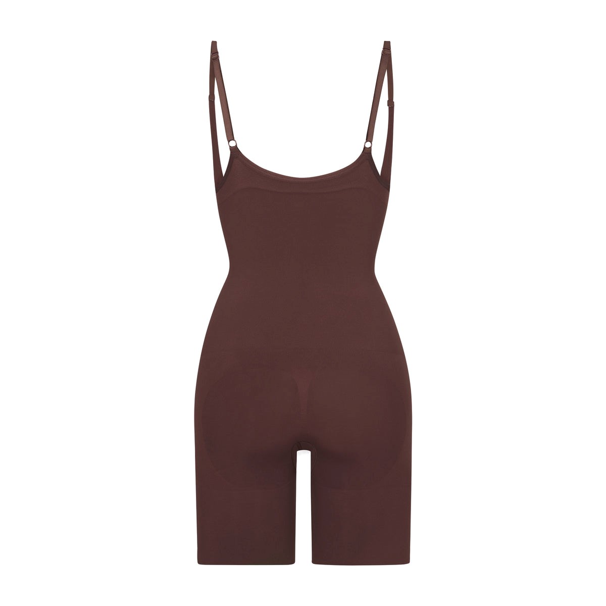 SKIMS Butt Enhancing Open Bust Bodysuit Cocoa | ZN9403251