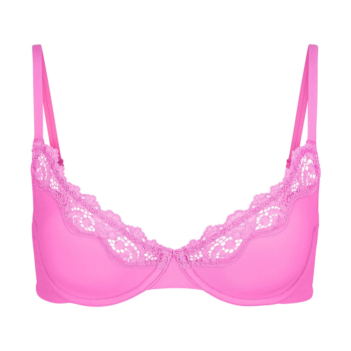 SKIMS Fits Everybody Cipkovane Underwire Bra Neon Orchid | CZ4023175