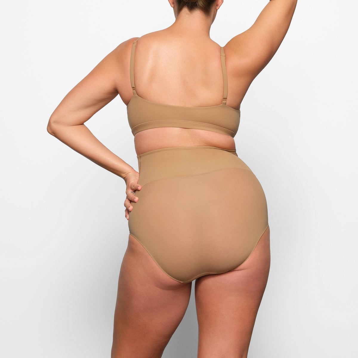 SKIMS Fits Everybody Maternity High-waisted Brief Ochre | LY6248593