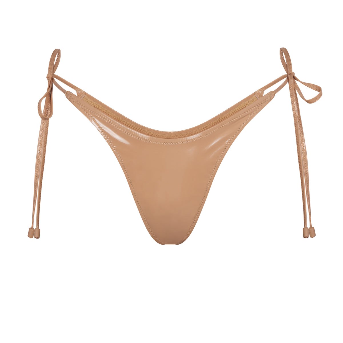 SKIMS Pvc Tie Bikiny Bottom Ochre | RA2093518