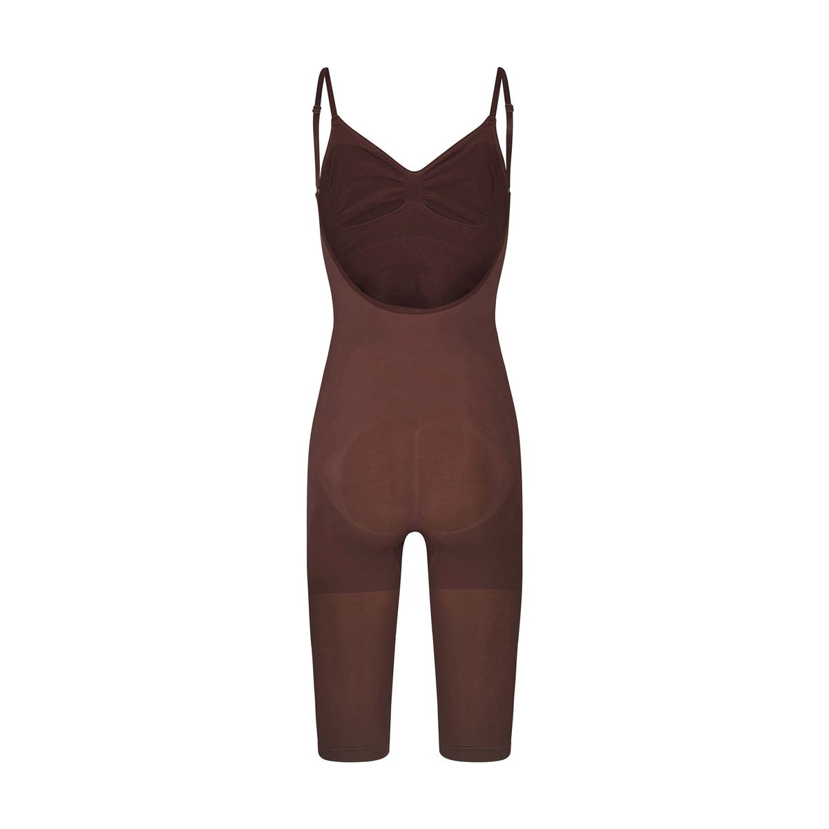 SKIMS Seamless Sculpt Low Back Bodysuit With Hosiery Leg Cocoa | QV7582463