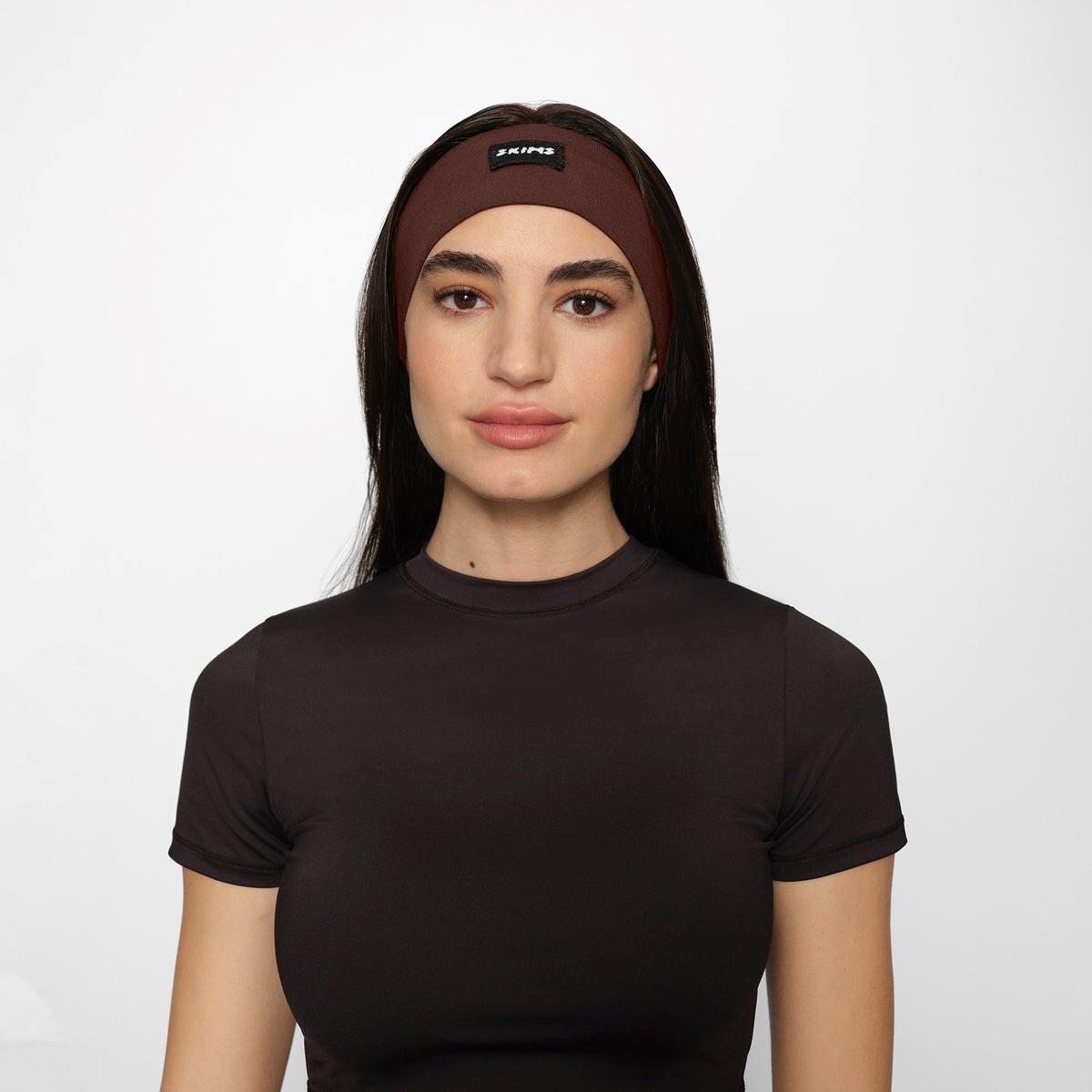 SKIMS Skims Seamless Headband Brunette | TW4781023