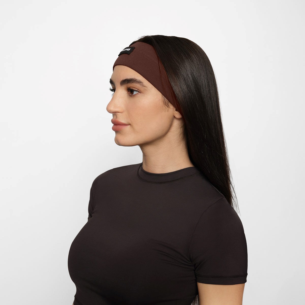 SKIMS Skims Seamless Headband Brunette | TW4781023