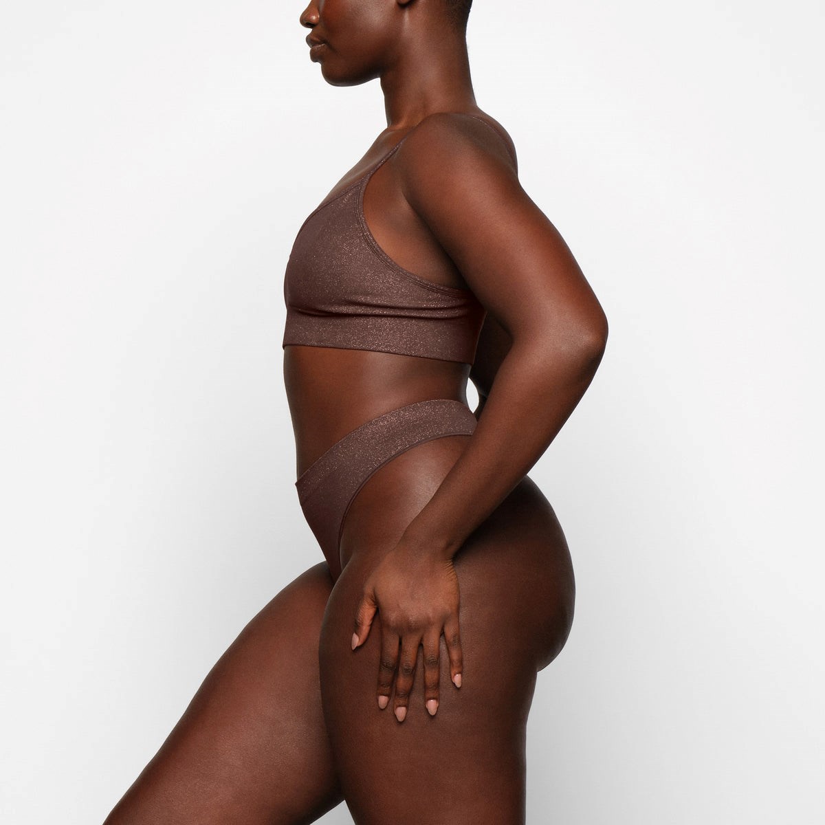 SKIMS Soft Smoothing Shine Bralette Cocoa | TY9065472