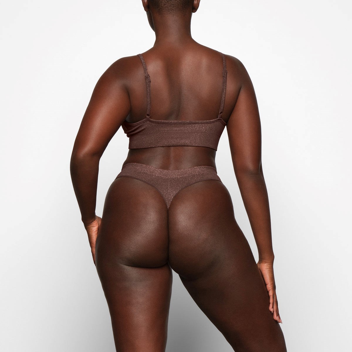 SKIMS Soft Smoothing Shine Bralette Cocoa | TY9065472