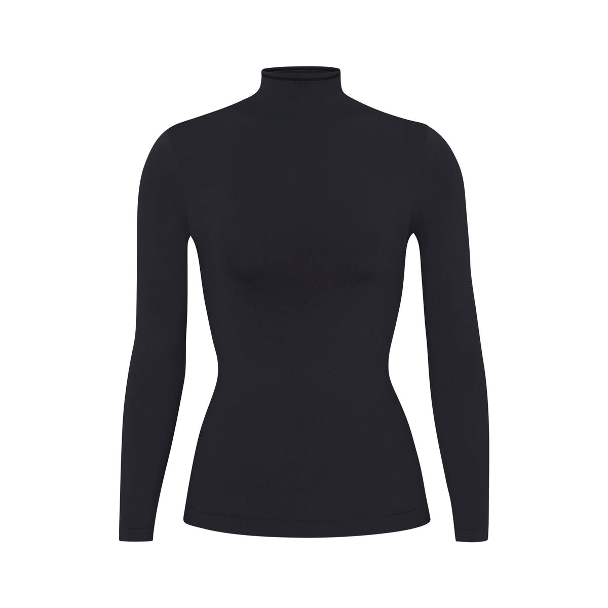 SKIMS Soft Smoothing Turtleneck Top Onyx | TX7230584