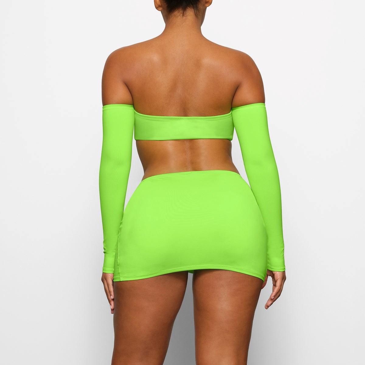 SKIMS Swim Long Sleeve Bikiny Top Zelene | AI1564378