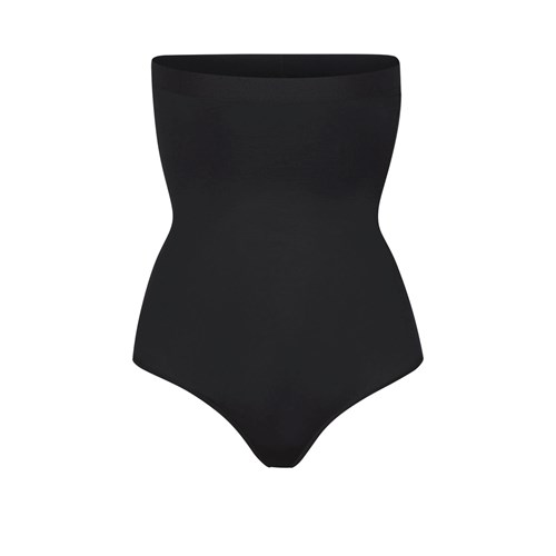 SKIMS Barely There High-waisted Tanga Onyx | VN0142753