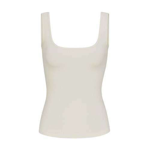 SKIMS Bavlnene Jersey Tank Bone | NG6028194