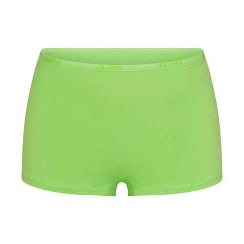 SKIMS Bavlnene Logo Hot Pant Zelene | WX2173509