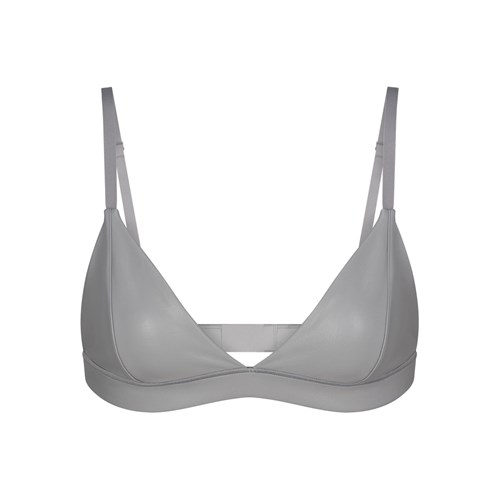 SKIMS Faux Kozene Triangle Bralette Carbon | AM4357162