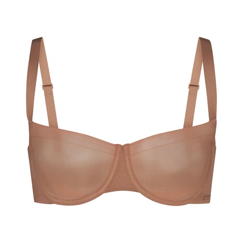 SKIMS No Show Molded Unlined Balconette Bra Sienna | UC3450187