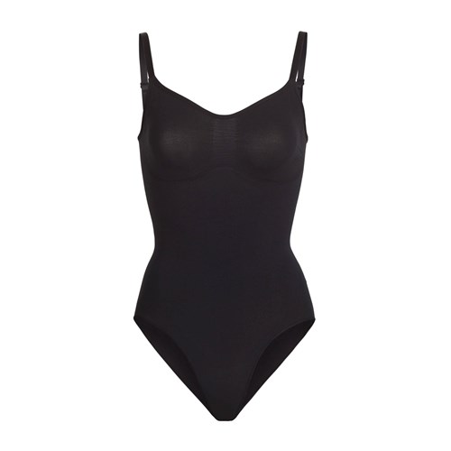 SKIMS Sculpting Bodysuit W. Snaps Onyx | RC8109524