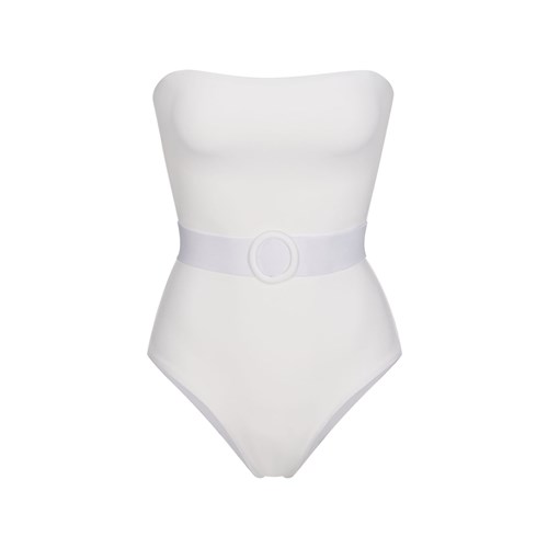 SKIMS Shaping Swim Strapless One Piece Marble | SX5431096