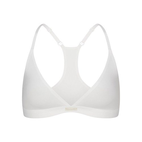 SKIMS Smooth Rib Racerback Triangle Bralette Marble | YP7024561