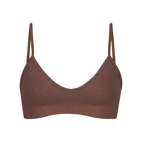 SKIMS Soft Smoothing Shine Bralette Cocoa | TY9065472